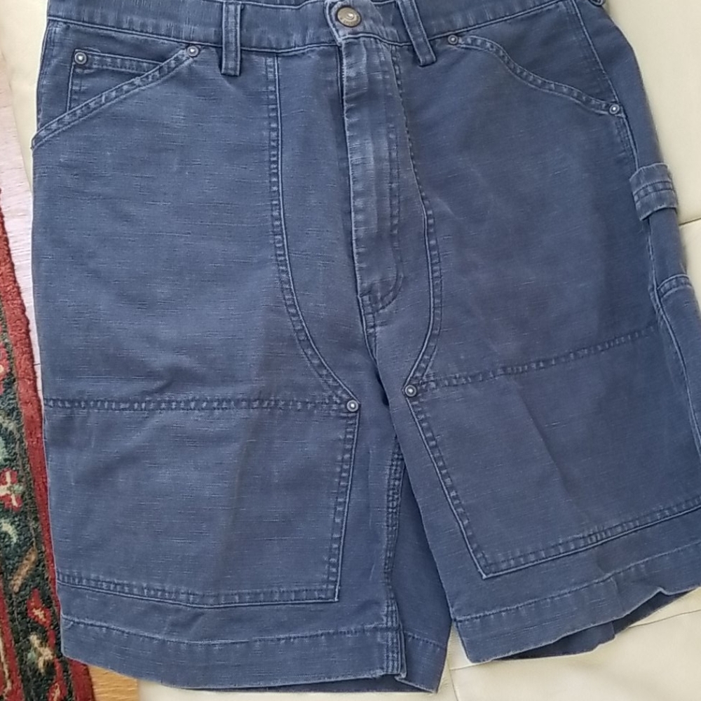 Mens Cargo Polo Shorts Size 36